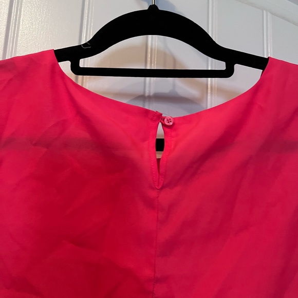 J. Crew | Hot Pink Eyelet Top | Size XXS - Picture 2 of 3